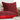 RodeVreugde - Gebreid Kussen voor Feestelijke Decoratie - Bliss Home
