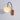 OrbiteGlow | Wandlamp in Kaki Glas met Houten Accent - Bliss Home