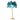 PlumaLuxe – Luxe Scandinavische Vloerlamp met Struisvogelveren en Gouden Afwerking - Bliss Home