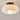 ChicRetro Kleine Witte Plafondlamp - Vintage Ontwerp met Hout en Glas Elementen - Voegt een Nostalgische Touch toe aan Uw Ruimte met Kwaliteitsmaterialen - Bliss Home