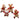 HolidaySpark – Set van 4 Stralende Kerstornamenten - Bliss Home