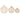 GoldenGlow – Set van 3 Kerst LED Ball Lights met 30 Kabelbinders - Bliss Home