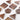ShapeCraft Onderzetter Set - Artistiek Bruin Walnoot - Unieke Driehoek, Vierkant & Vijfhoek Vormen - Antislip - Bliss Home