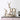 Nordic Grace Rendier Beeldjes Set - Boeiende Rendier Sculpturen die Scandinavische Elegantie Weerspiegelen - Bliss Home